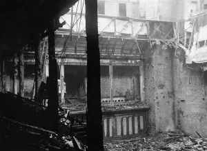 Plenary: Plenary hall in the burned-out Reichstag, 1933