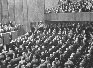 Kroll Opera: Plenum of the Reichstag in the Kroll Opera House in Berlin