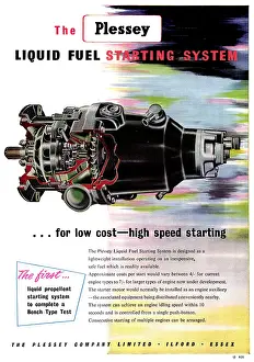 Starters: Plessey Aircraft Components. - Liquid Fuel Starters