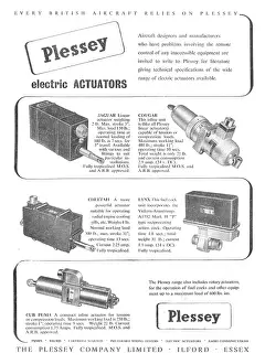Actuators: Plessey Electric Actuators