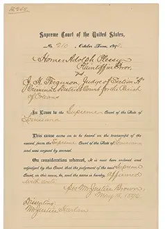 Accommodations: Plessy v. Ferguson (1896) The ruling in ?