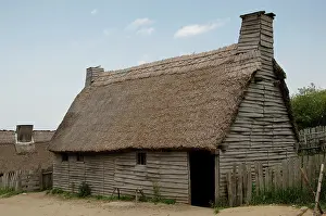 Colonists: Plimoth Plantation or Historical Museum. English village. Pl