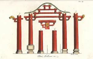 Bernieri: Plinths and columns from Chinese architecture