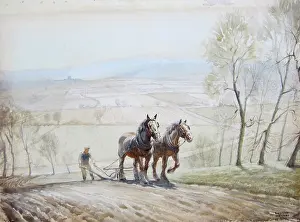 Sheppard: Ploughing with a horse team