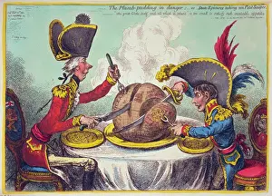 Considerably: The Plumb-pudding in danger, or, State epicures taking un pe