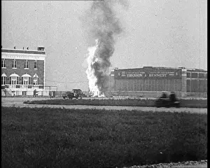 Bellanca: Plume of Flame Emitting from the Bellanca