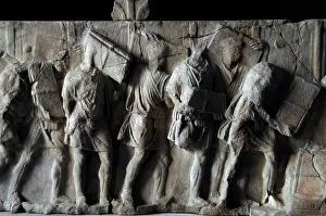 Debts: Plutei of Trajan. Relief. Rome. Italy
