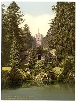 Kassel: Pluto Grotto and Hercules, Wilhelmshohe, Cassel (i.e.Kassel)