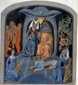 Nationale: Pluto and Persephone (Proserpine) enthroned. God