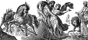 Persephone: Pluto, Roman god of the underworld, abducting