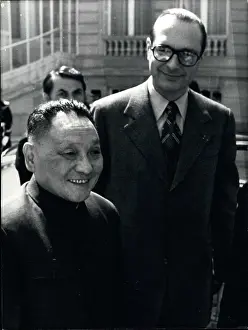 Teng: PM Jacques Chirac and Deng Xiaoping of China, in Paris