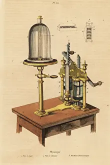 Fries: Pneumatic machine and batteries