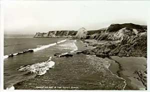 Swansea: Pobbles Bay, Three Cliffs Bay, Glamorgan