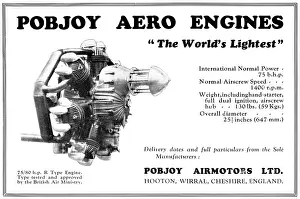 Pobjoy: Pobjoy 75/80 H.P. R Type Aero Engine