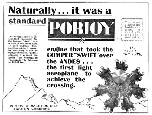 Comper: A Pobjoy Aero Engine Took The Comper Swift Over The Andes