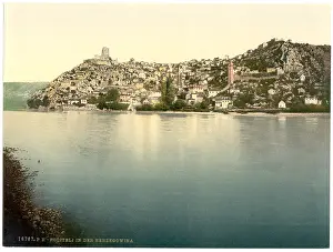 Herzegowina: Pocitelj, general view, Herzegowina, Austro-Hungary