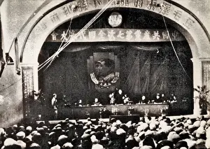Officially: Podium of the Seventh National Congress of the