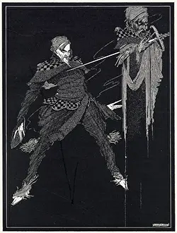 Confronts: Poe, DOPPELGANGER, by Harry Clarke