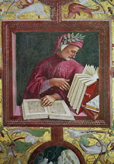 Signorelli: The Poet Dante detail from