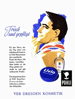 Lotion: Pohli aftershave, advertising, 1970s