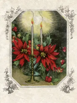 Tapers: Poinsettias and Candles