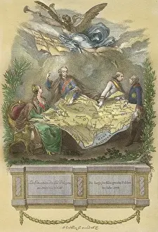 Dividing: Poland, first dividing 1772, allegory, copper