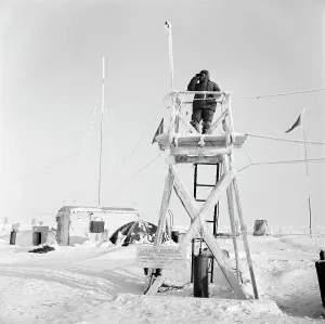 Watchtower: Polar station North Pole-4 in Arctic