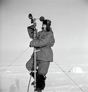 Meteorologist: Polar station North Pole-5 in Arctic
