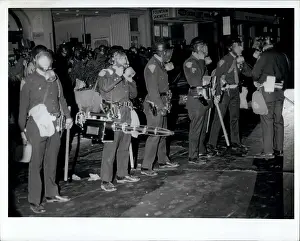 Pepper: Police during demonstration in New Haven, USA