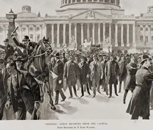 Congressmen: Police escorting General Jacob Coxey from