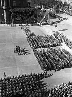 Polizei: Police forces at the opening of the State Council in Ber