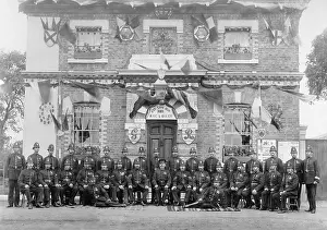 Rugs: Police group on Coronation Day, 1911