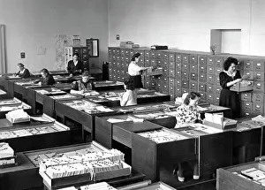 Clerical: Police headquarters, registration office in Berlin, 1942