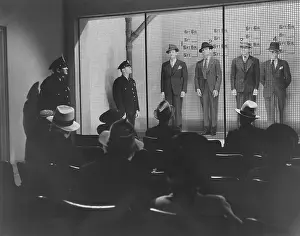 Identifying: Police line up