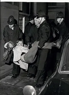 Aldermaston: Police manhandle CND demonstrator, Savile Row, London
