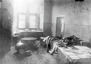 Broke: A police office in Linz that was devastated by separatists