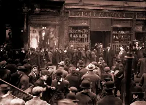 Depressions: Police keep order during a run on the Adolf ?