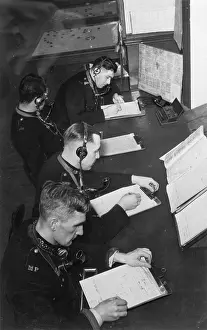 Microphones: Police radio operators