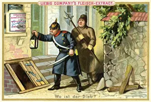 Thefts: police, Where is the thief?, picture puzzle