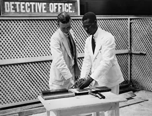 Fingerprints: Police training in Barbados