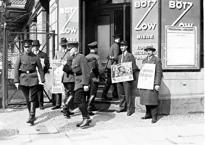 Nationals: Police voting on the occasion of the Prussian