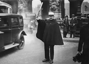Controlling: Policeman in Paris, 1933