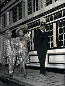 Existentialism: Policeman, Pearly King and Queen, pub in Paris