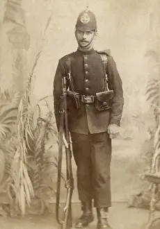 Harness: Policeman with rifle