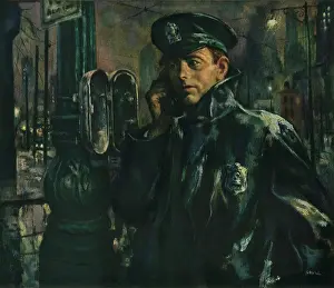 Enforcement: Policeman and Telephone