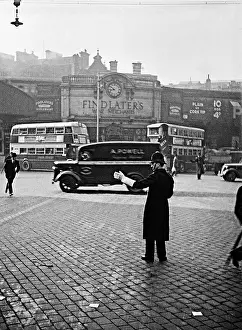 Findlater: Policeman on traffic duty, London