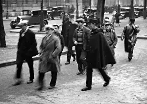 Intervention: Policemen dissolve a demonstration of the unemployed in