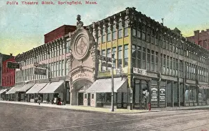 Polis: Poli's Theatre Block, Springfield, Massachusetts, USA