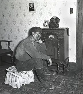 Westover: Polish-American miner, covered with coal ?