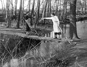 Remained: Polish-German border through a farm, 1939